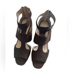 Studio Paolo Dark Brown Strappy Heels